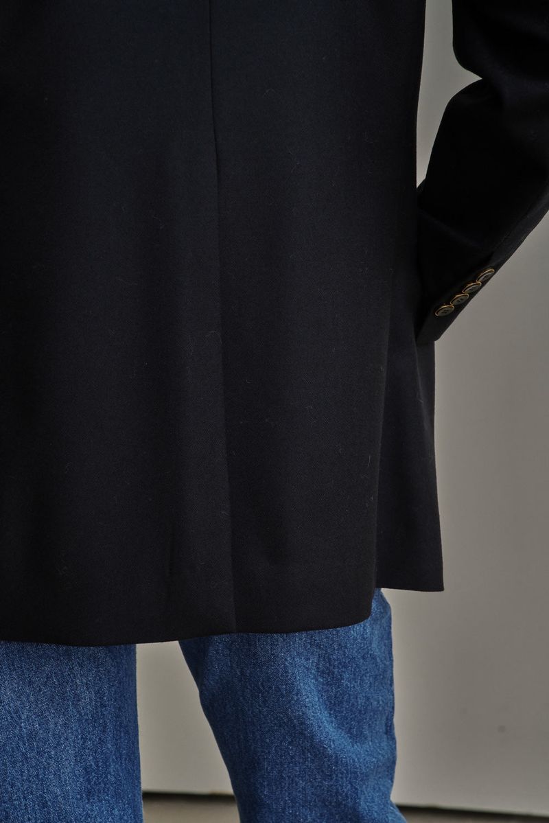 WOOL TWILL SETUP JACKET_NAVY