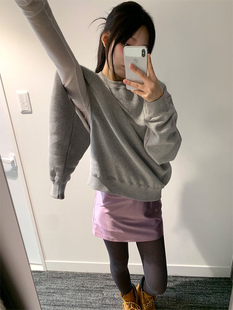 SATIN PEARL MINI SKIRT (3C)