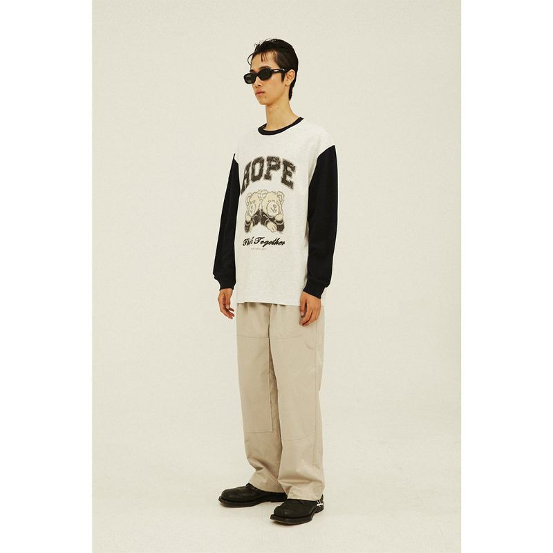 HTT Crack L/S Tee_Light Gray