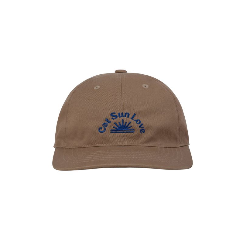 Human & Cat(ヒューマン&キャット)の「CAT SUN LOVE BALL CAP_BEIGE/NAVY(Hats)」