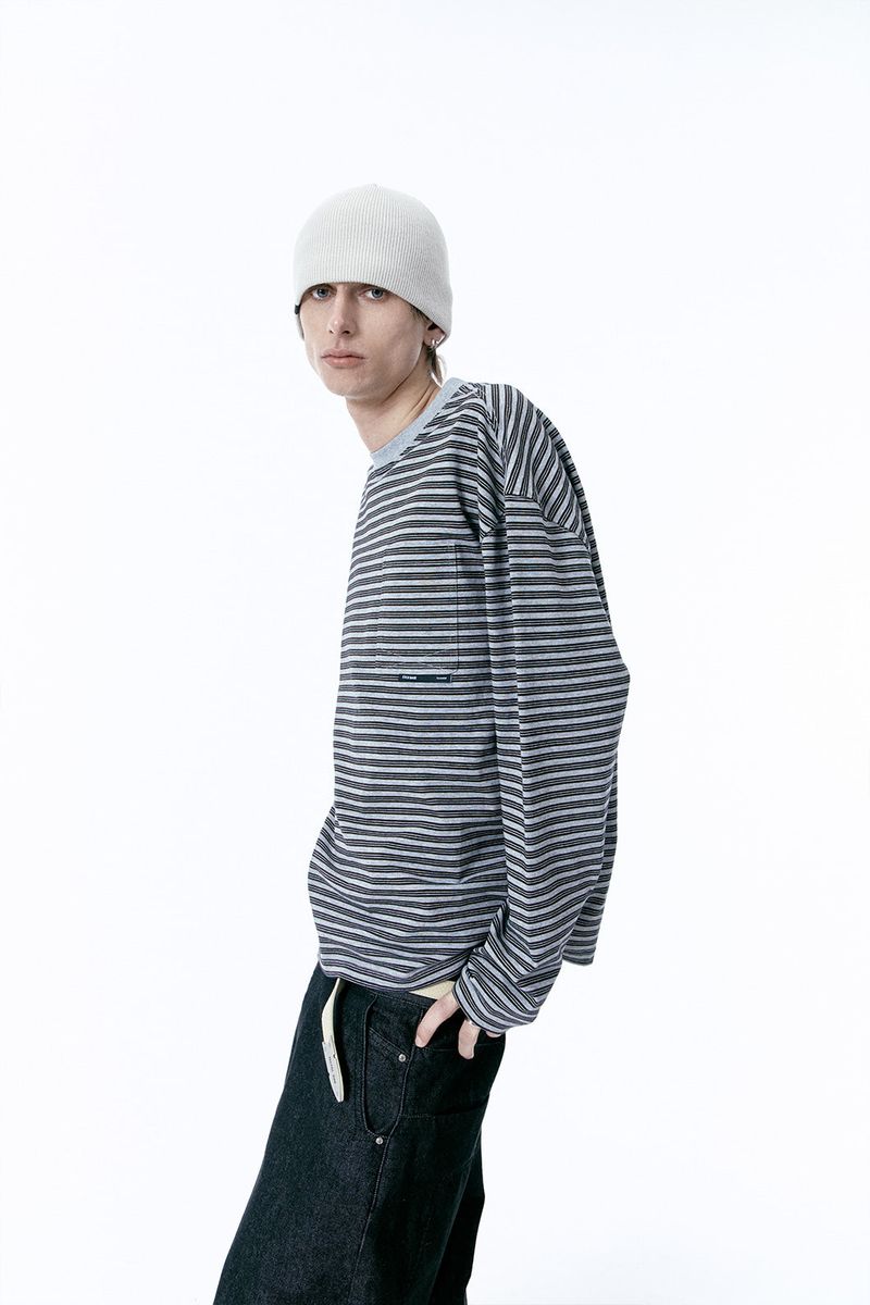 LABEL BEANIE (BEIGE)