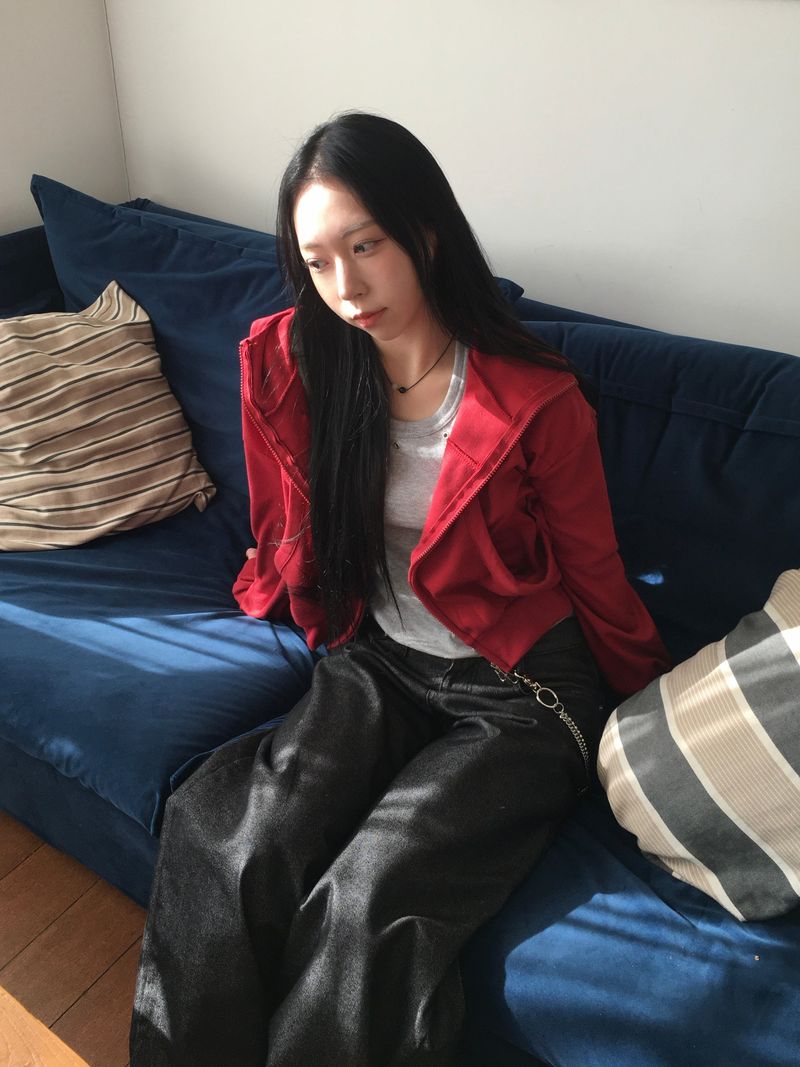 Rib Non-Fade Straight Pants (2c)