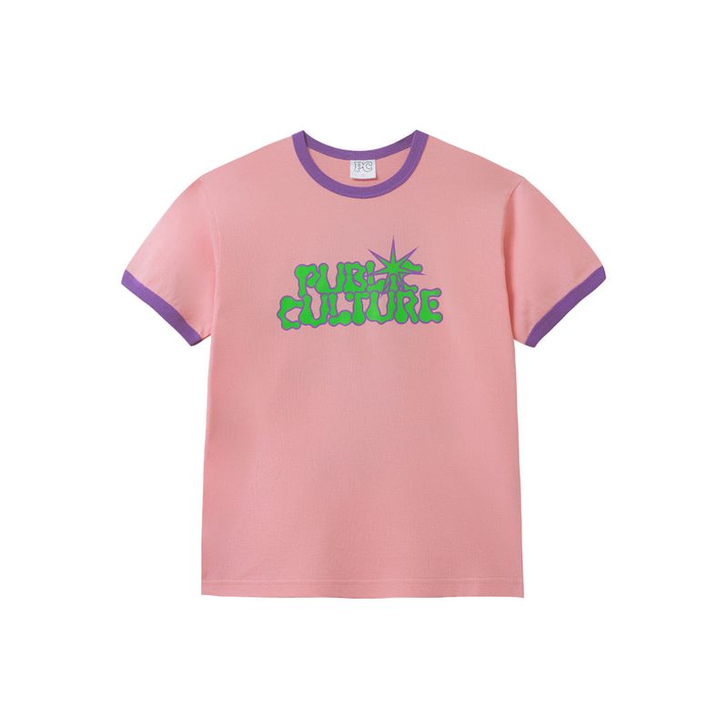 Universe Ringer Tee - Soft Pink