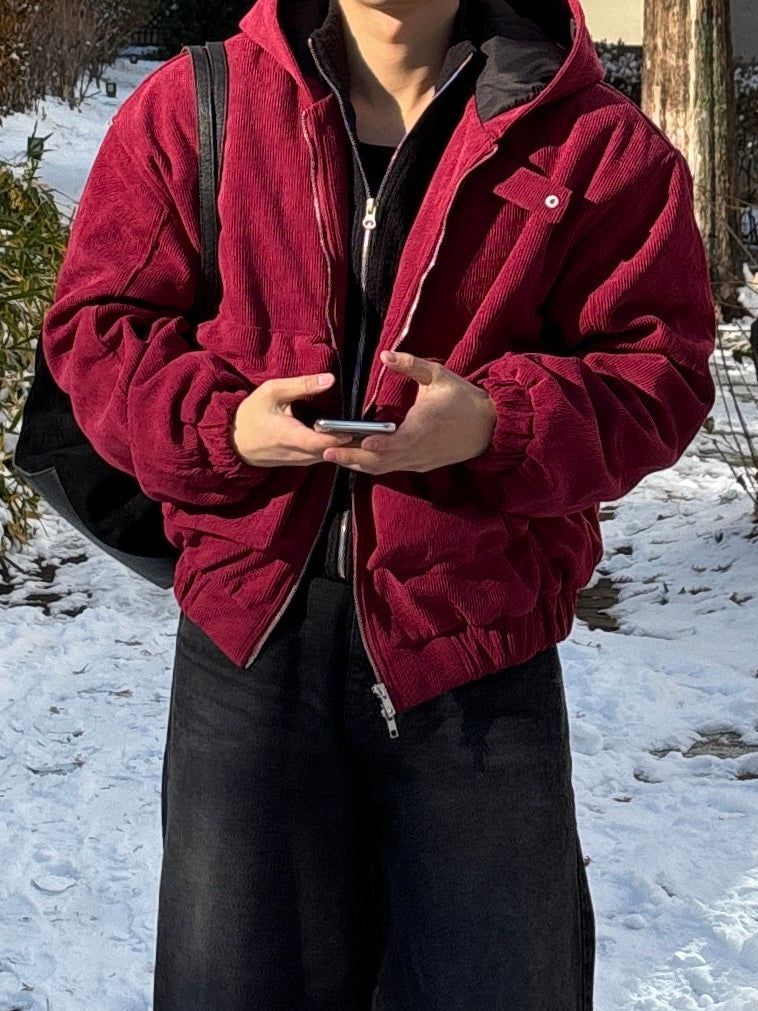 Brev Crop Corduroy Padding
