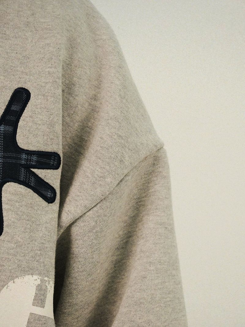 DO RIZE Patch Crop Hoody Zip-up