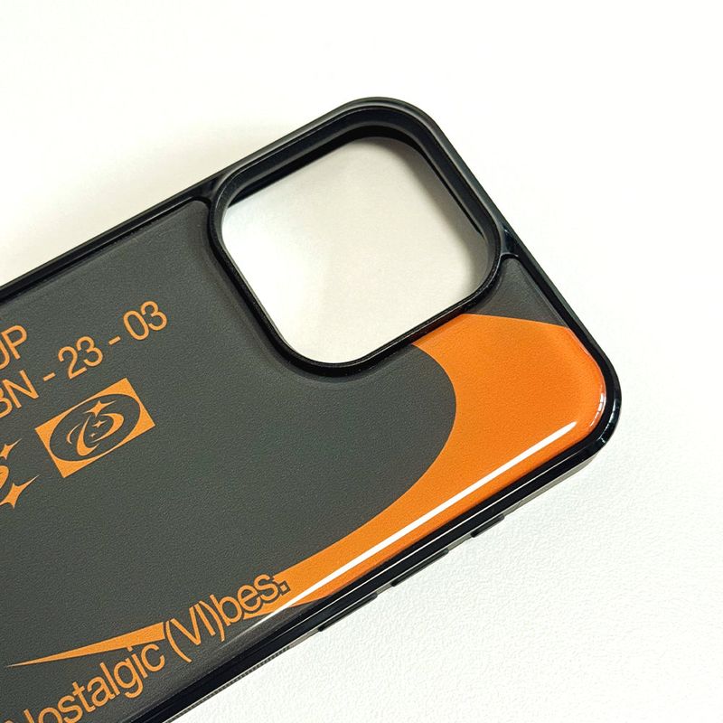 Dusty, Nostalgic Vibes Phone Case (DeepGreen/Orange)