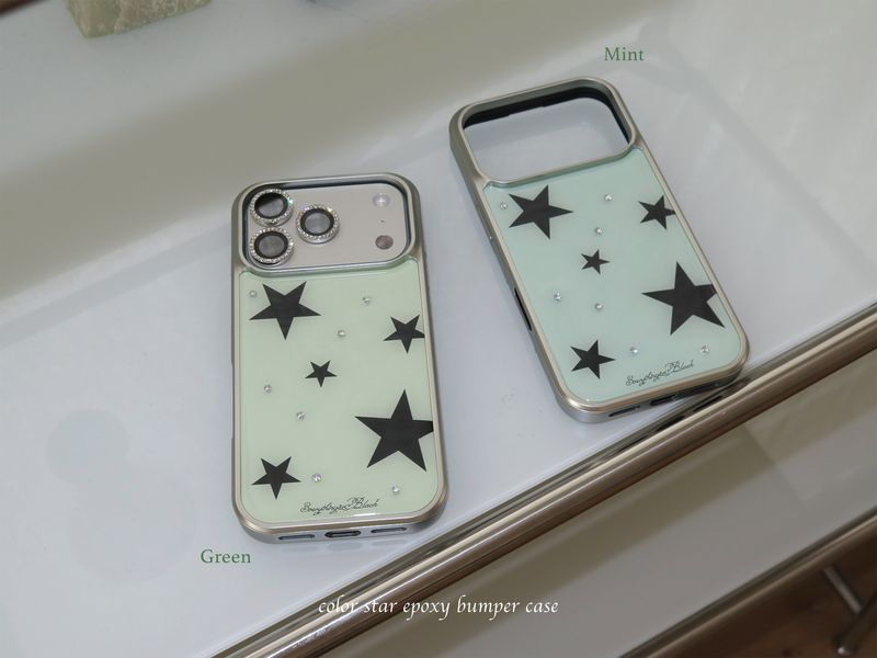 green star epoxy bumper case