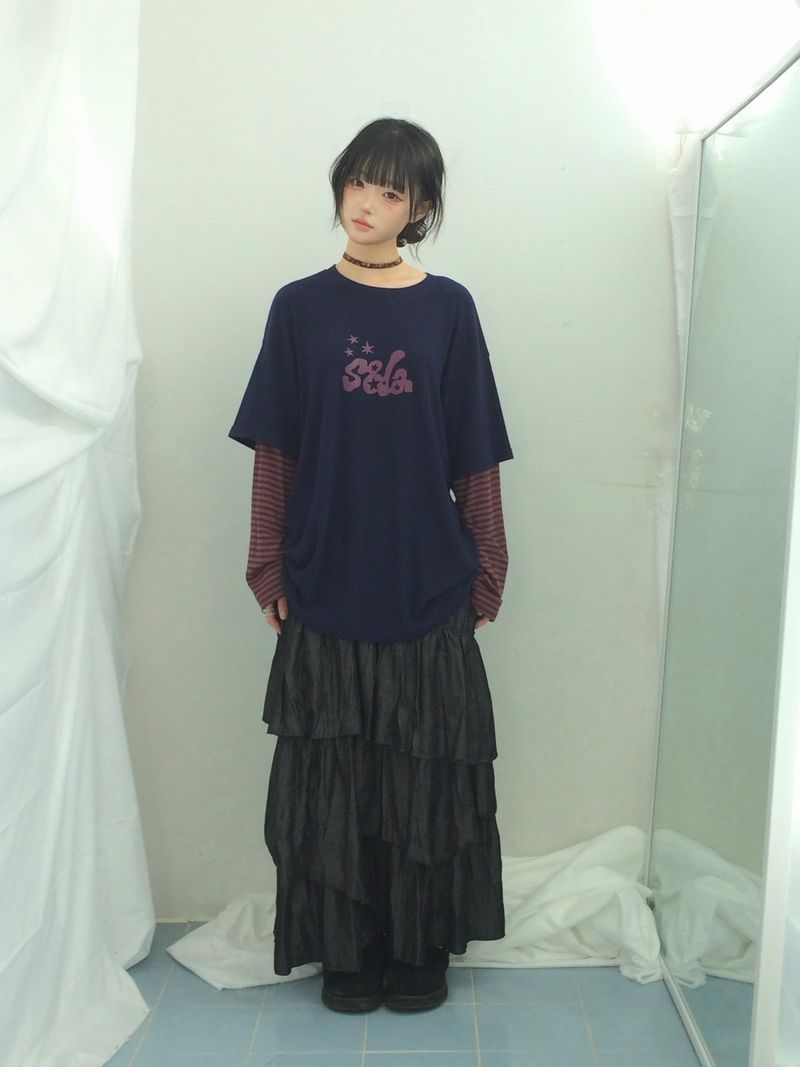 Two-tone fleece striped sleeve