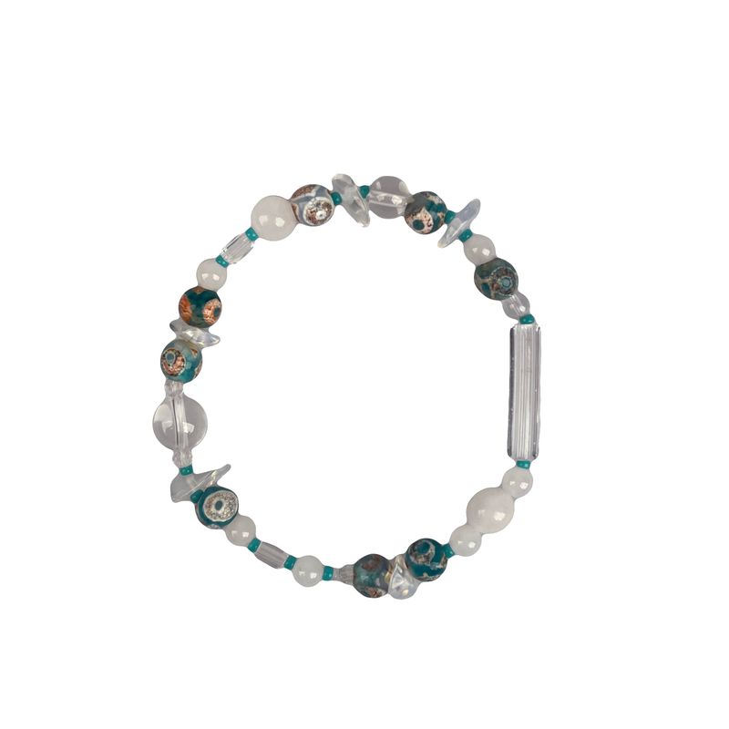 Kichikichiyaya(キチキチヤヤ)の「Kichikichiyaya Bracelet 025 Blue Green(Accessories)」