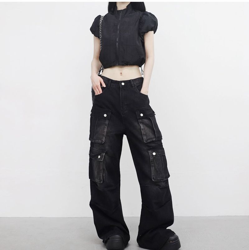 (Unisex) Very Washing Pocket Pants