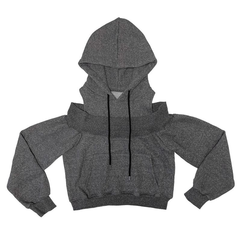 Off crop hoodie
