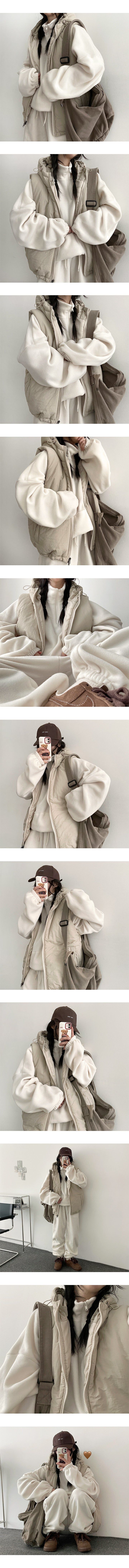 Retil hooded padded vest