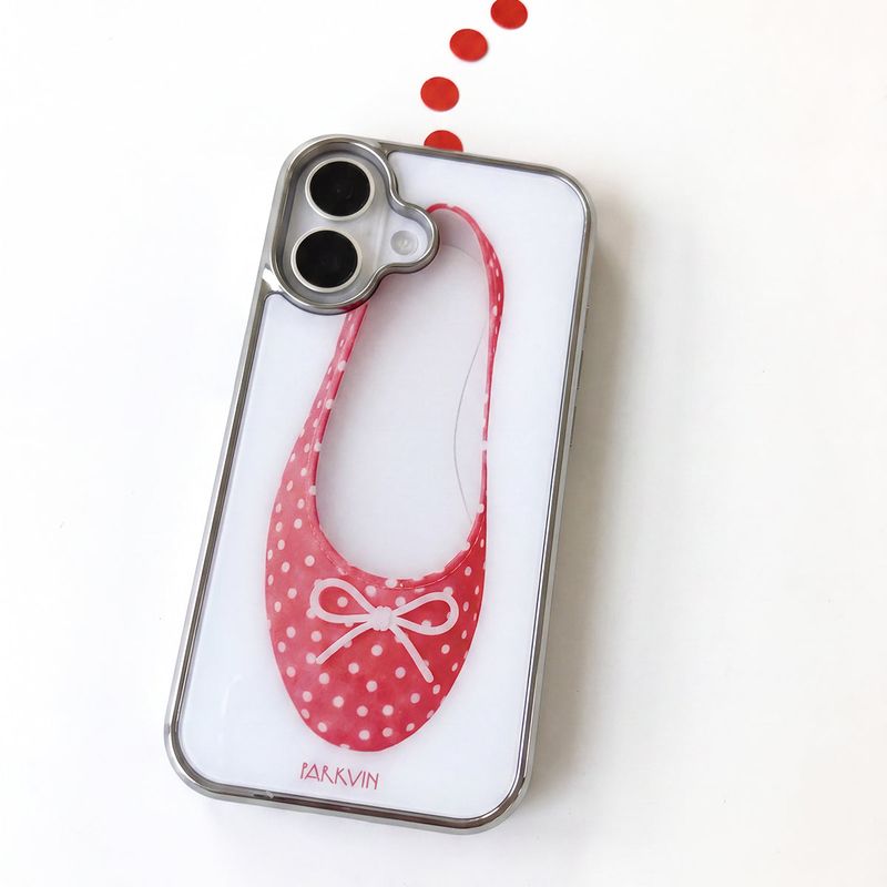 [Glass] red dot shoes case 
