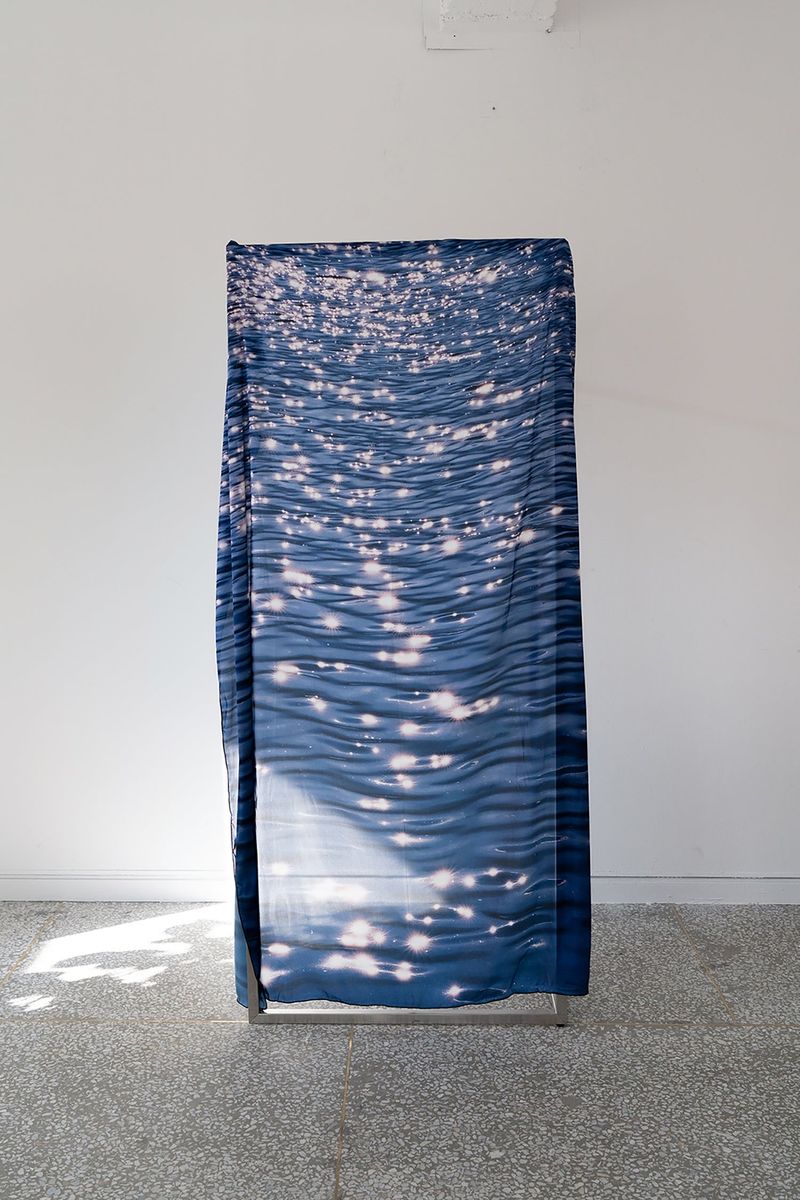 hosu satin fabric poster