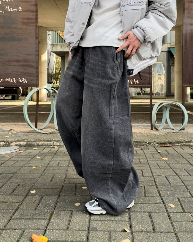 Avan Snap Balloon Fleece Denim