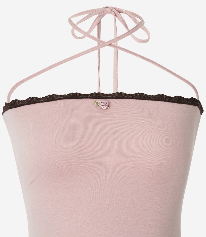 Rorà Lace Tube Top