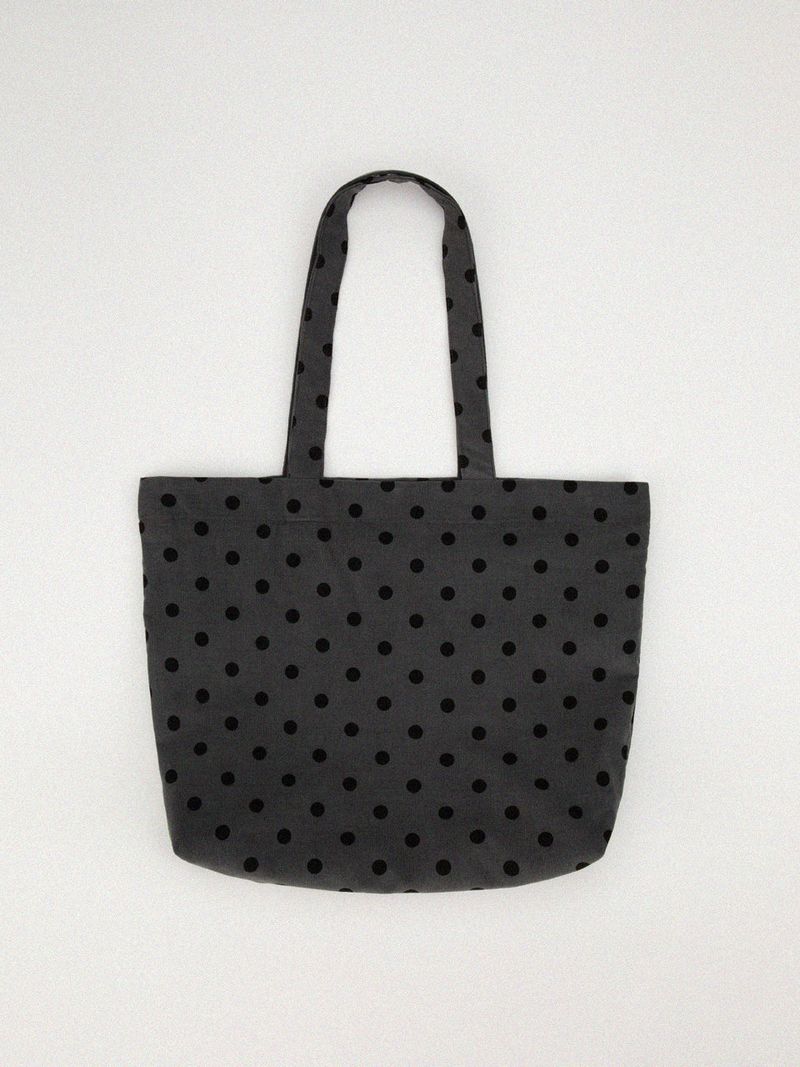 sloppipie（スロッピパイ）の「【MADE】Dot Tote corduroy bag [charcoal]（Bags）」