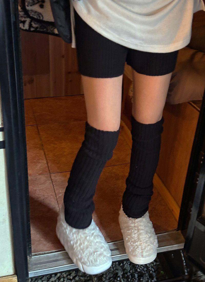 Delight-J(ディライトジェイ)の「ribbed knitwear oversized socks leg warmer(Fashion Accessories)」