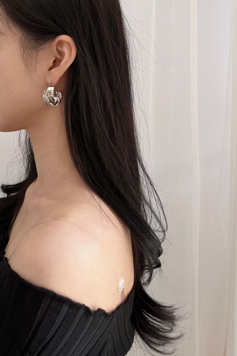 no.15 earring silver