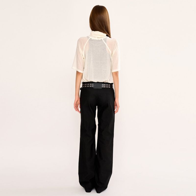 Turtle Neck Top - Ivory