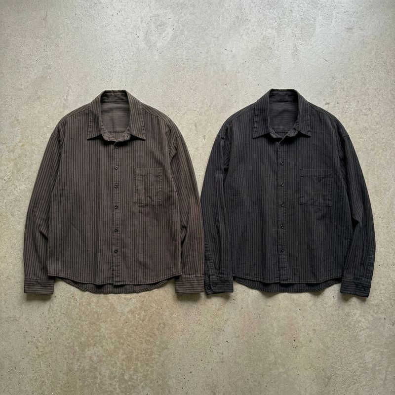 Vintage Vertical Stripe Shirt