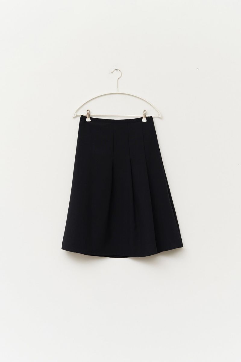 (W) Records Pleats Skirt