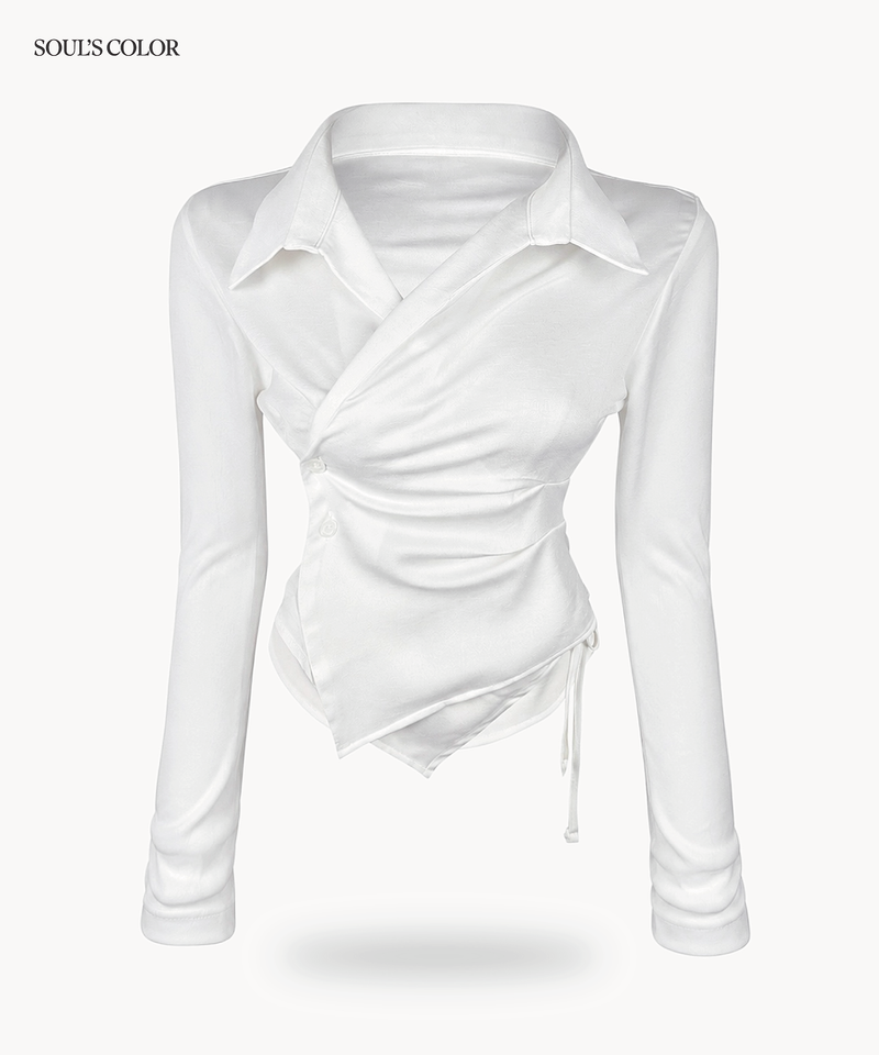 Blair Satin Blouse (3color)