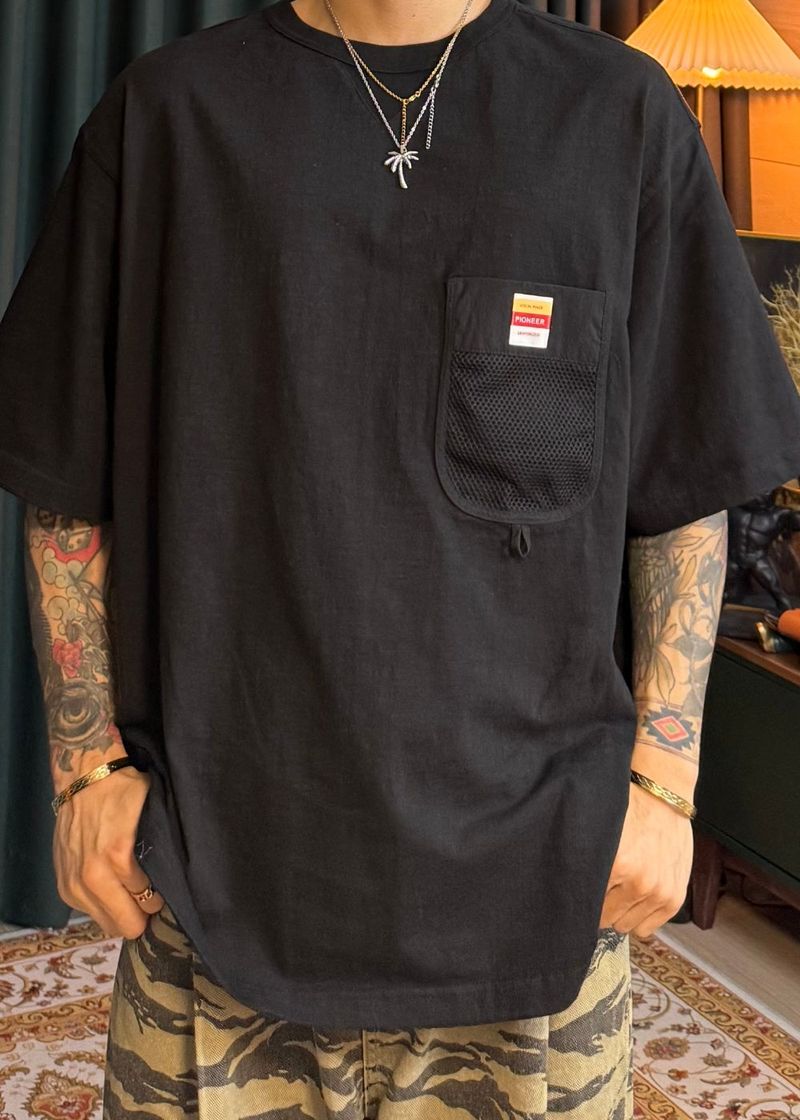 Fishing Pocket Short Sleeve 4COLOR