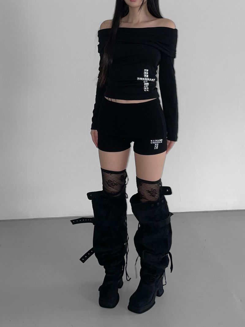 tuebe cross shorts(2 color)