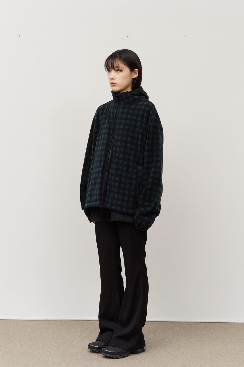 Dock Checked Fleece Zip Up