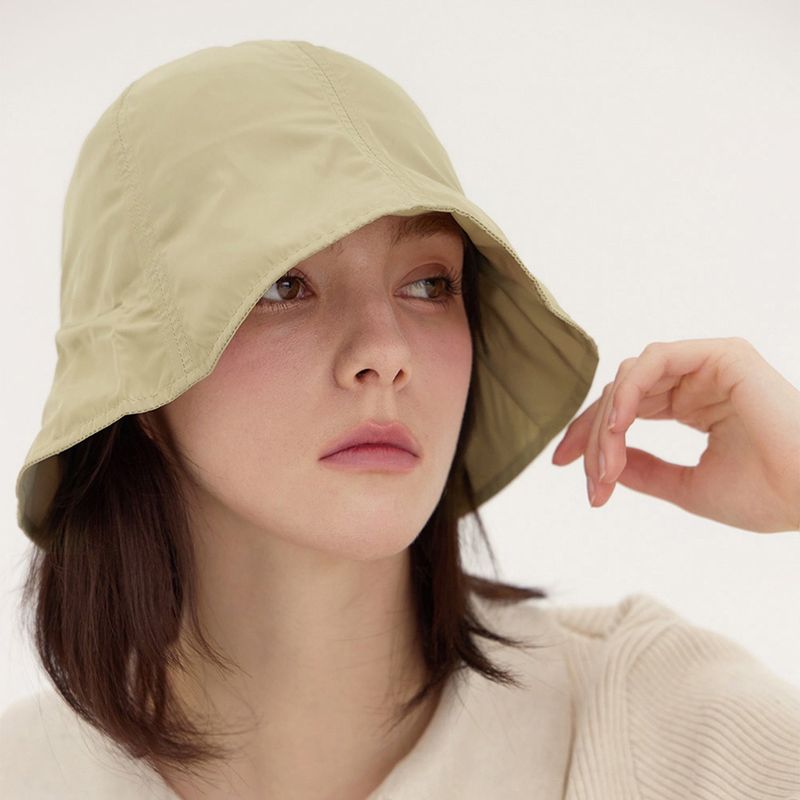VARZAR Label String Bucket Hat / Beige