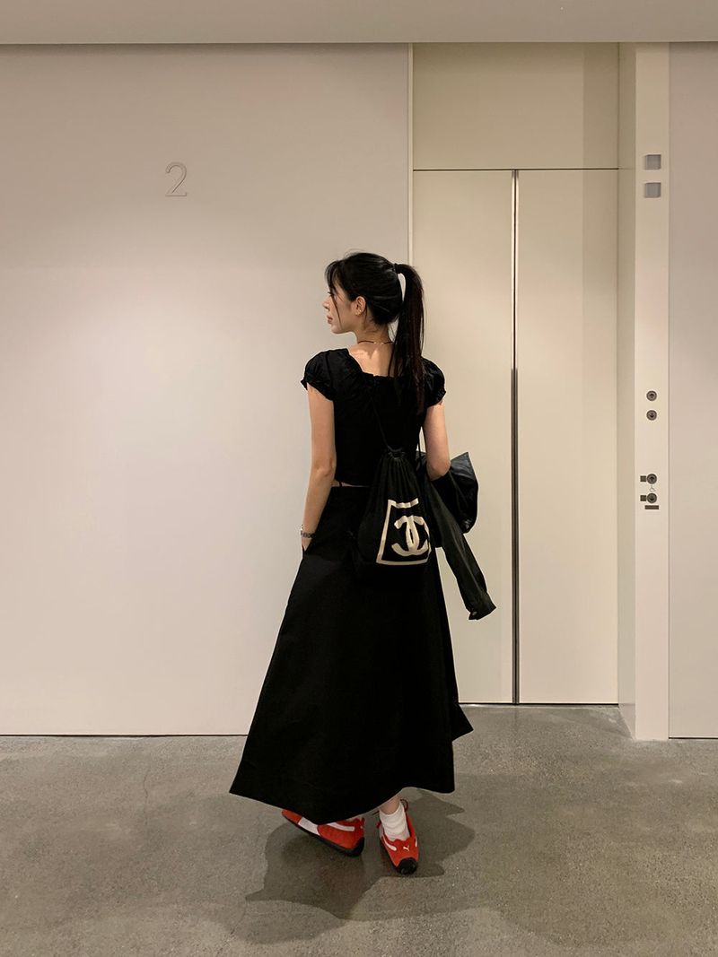 [MADE] POUTO COTTON LONG SKIRT