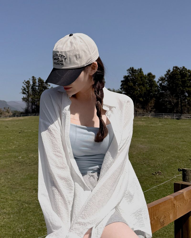 MAYBINS(メイビンス)の「Delze Colored lettering ball cap(Hats)」