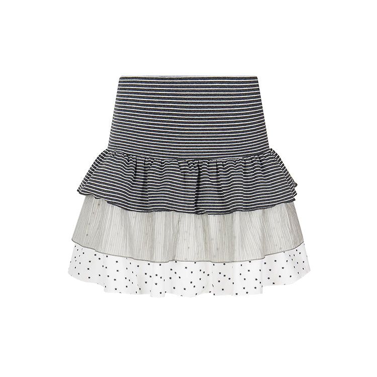 Cozy&Kitsch(コージーアンドキッチ)の「Marine Dot Stripe Tiered Skirt 232742928(Skirts)」