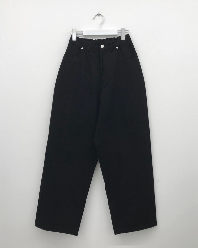[MD Pick] Non-Fade Check Roll-up Denim (2 Colors)