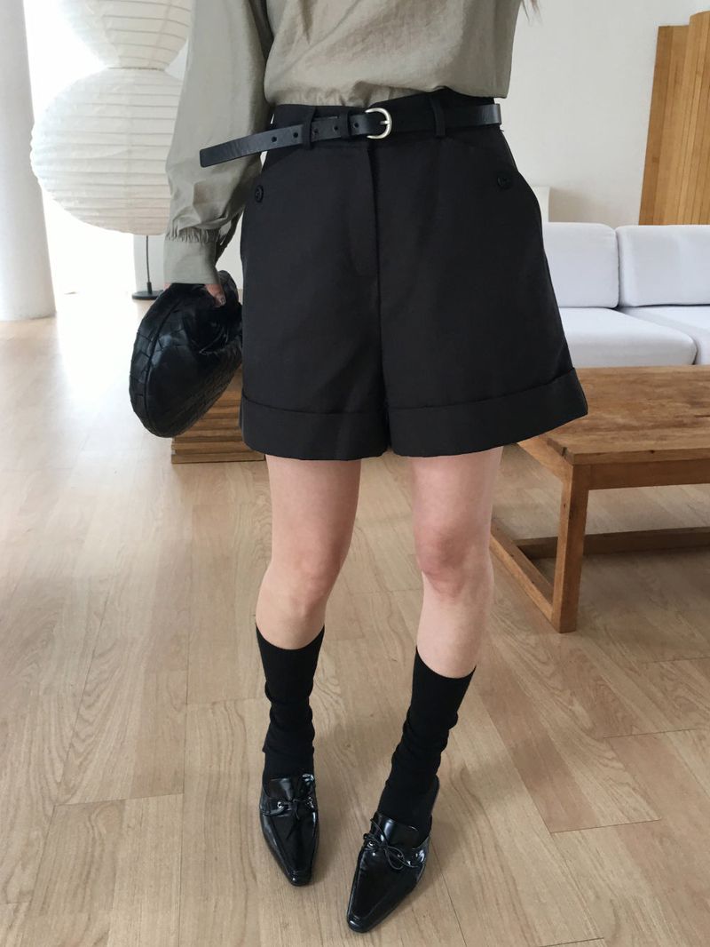 Roll-up half pants