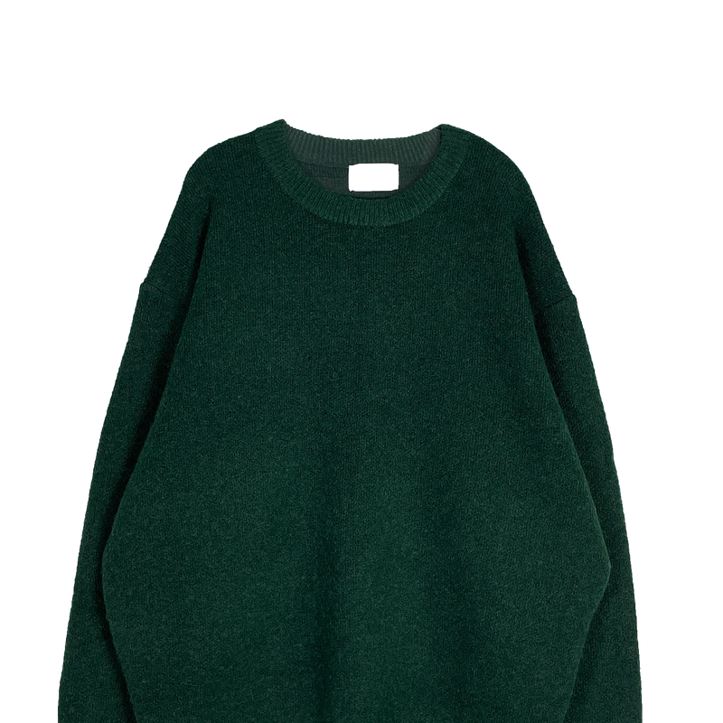 wool knit sweatshirt
