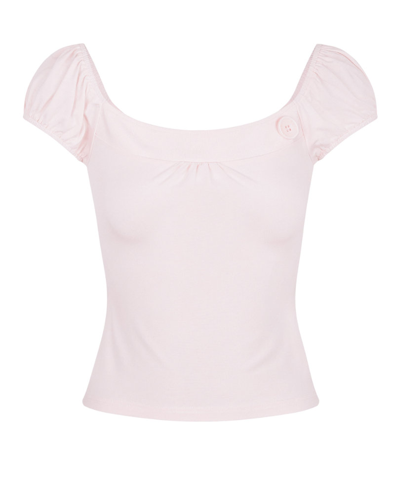Button Pendant Puff T