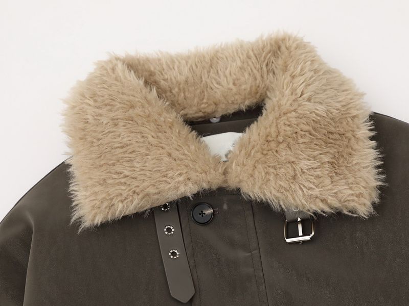 Oslo Faux Fur Collar Short Jacket