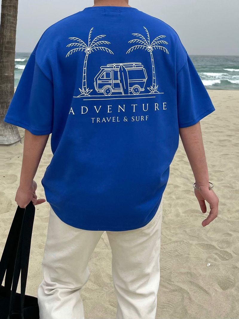 サマートラベルキャンピングTシャツ 