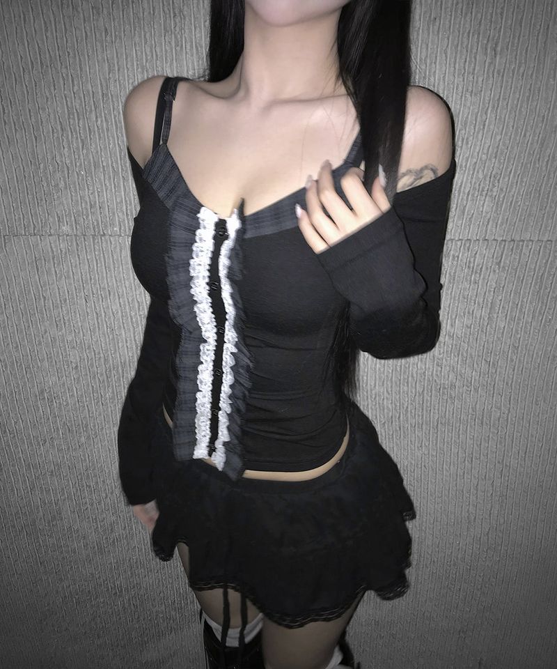 rael frill tee (3colors)
