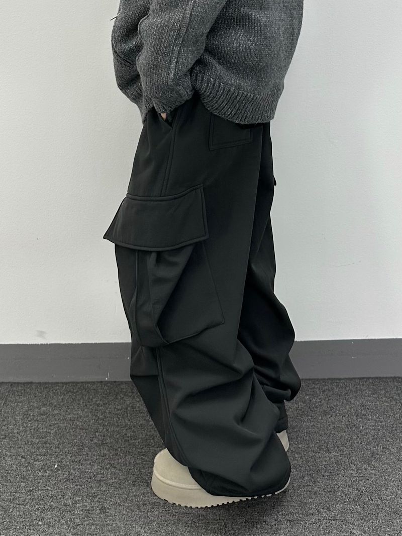 utility nylon fleece pants