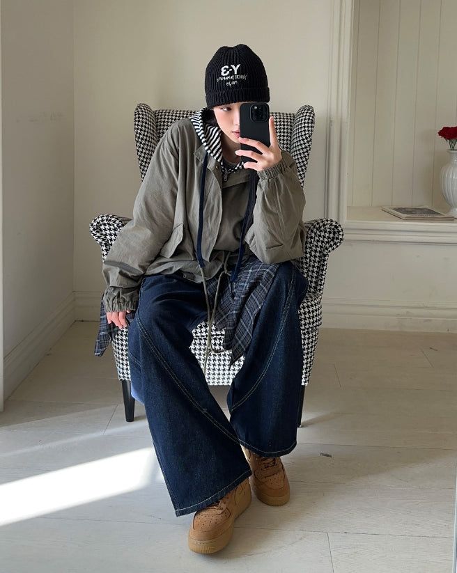 Ellas Utility String Field Jacket