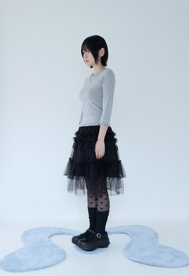 MINI DOT TRIM T GREY