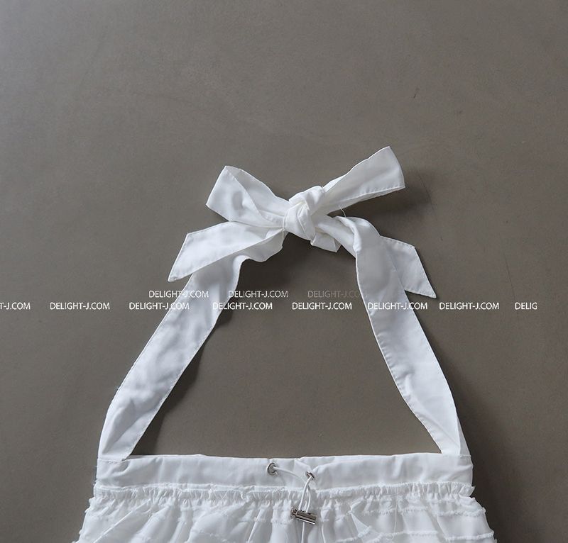 frill cancan ribbon shoulder bag