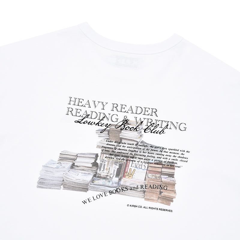 BOOKCLUB GRAPHIC LONG SLEEVE [WHITE]