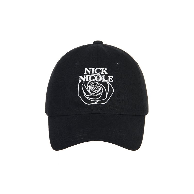 NICK&NICOLE(ニック&ニコール)の「NICOLE ROSE BALL CAP_BLACK(Hats)」