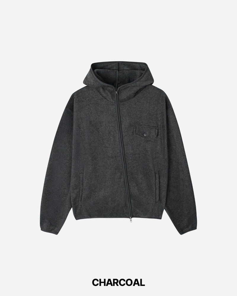 Noti Fleece Hood Zip-up