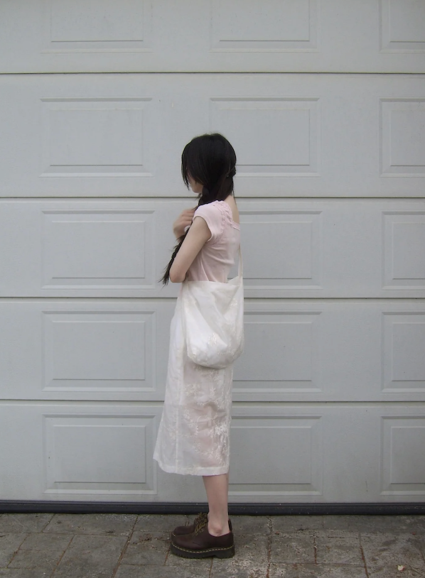 sequin lace skirt bag