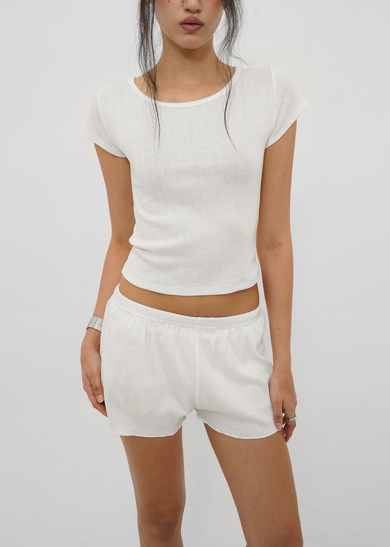 [B-BASIC] Punching Short-Sleeve Tee (2 Sizes)